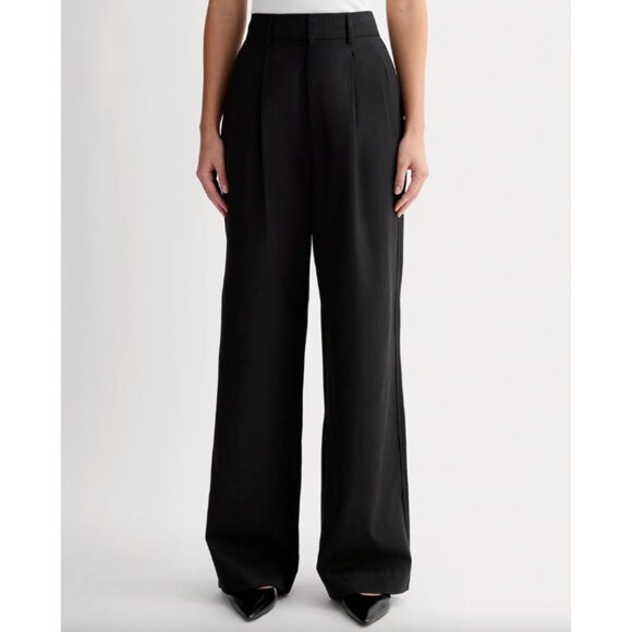 Everlane Pants - NEW Everlane The Draper Pleated Pant in Buttersmooth Womens 14 Black